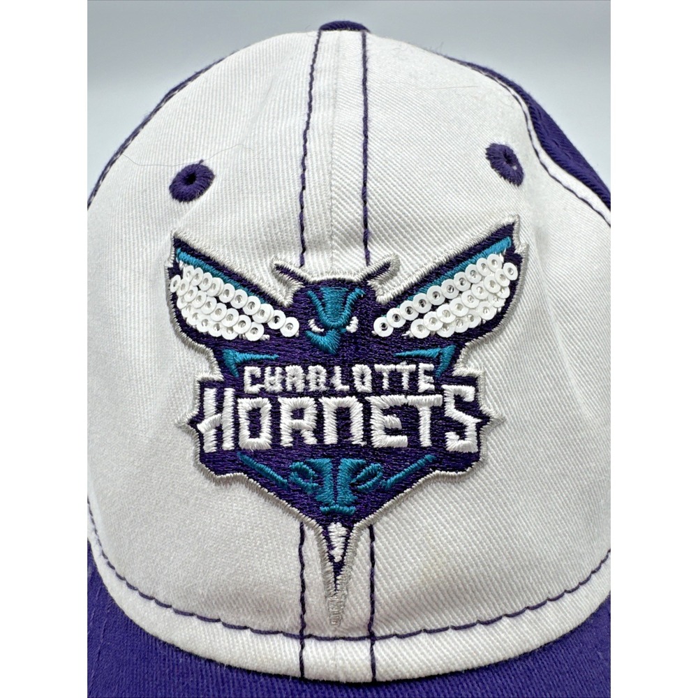 New Era NBA Charlotte Hornets Women's 9Twenty Hat  Adjustable Strap-back Glimmer - Picture 2 of 12